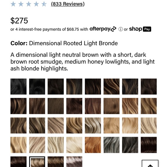 NEW LUXY  light bronde human hair clip in seamless extensions $275 160g - Picture 3 of 14